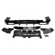 Suitable for Mercedes C257 CLS diffuser + exhaust pieces (CHROME) 