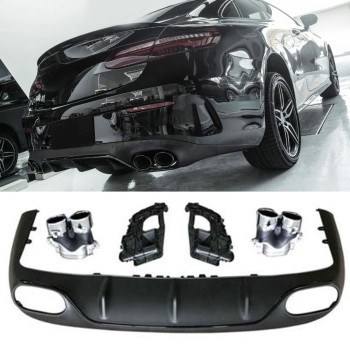 Diffusor + exhaust tips (CHROME) fits for Mercedes C238 A238