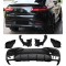 Fits for Mercedes C292 GLE COUPE Rear spoiler diffuser + exhaust tips (BLACK) 63 AMG LOOK 