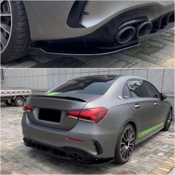 SIDE SPLITTER SPOILER DIFFUSER FOR MERCEDES V177 A35 + A45