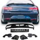 Diffuser + exhaust covers (BLACK) for Mercedes S-KL. C217 A217