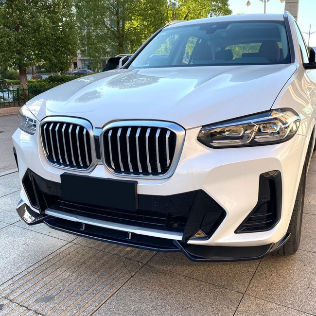 Splitter front spoiler lip fits for BMW X3 G01 LCI (Facelift) with M-Sport package