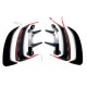 AERO FLAPS BLACK rear fits for Mercedes W177 A-Class