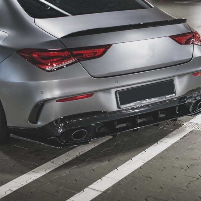 SIDE SPLITTER SPOILER DIFFUSER APRON FITS MERCEDES C118 X118 CLA-CLASS 35 & 45 AMG