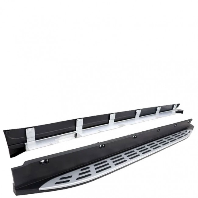 Aluminum running boards with anti-slip nubs - side steps suitable for Mercedes H243 EQA