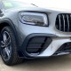 SPLITTER VORNE SCHWARZ PASST FÜR MERCEDES X247 GLB AMG PAKET