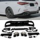 Diffusor + exhaust tips (BLACK) fits for Mercedes W206 S206