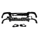 DIFFUSER + EXHAUST PIECES BLACK SUITABLE FOR BMW 3 SERIES G20 / G20 2019-2022 with M package