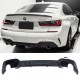REAR DIFFUSER DIFFUSER FITS BMW 3 SERIES G20 pre-LCI with M-Package 2019-2022