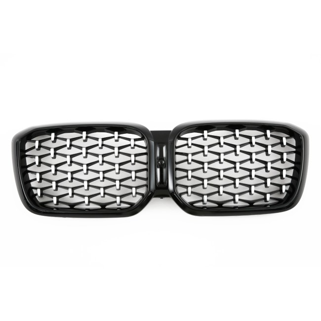 FITS BMW X3 X4 G01 G02 LCI RADIATOR GRILLE CHROME BLACK DIAMOND