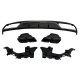 Rear spoiler diffuser in the C63 fits for Mercedes W205 standard equipment