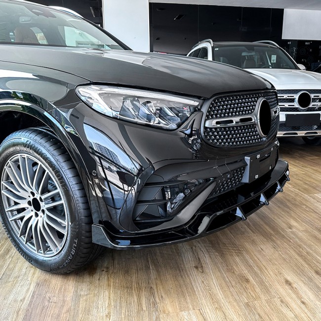 Splitter front spoiler spoiler lip fits for Mercedes X254 C254 GLC with AMG package