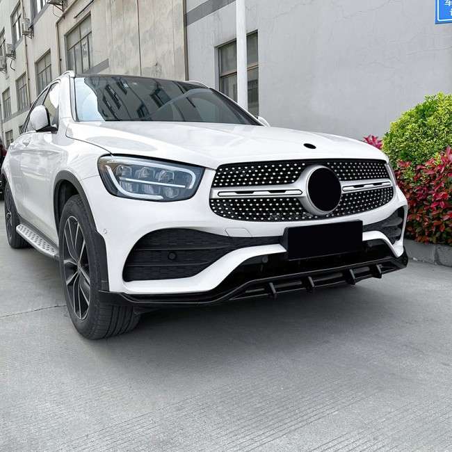 Splitter front spoiler spoiler lip fits for Mercedes X253 C253 GLC Facelift with AMG package 2019-2022