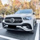 Splitter front spoiler spoiler lip fits for Mercedes C167 V167 GLE with AMG package 2023+ Facelift