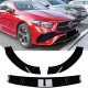 FRONT SPOILER SPOILER BLACK suitable for Mercedes W177 A-Class facelift with AMG-Line