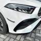 AERO FLAPS front spoiler BLACK Front suitable for Mercedes W177 A-Class facelift