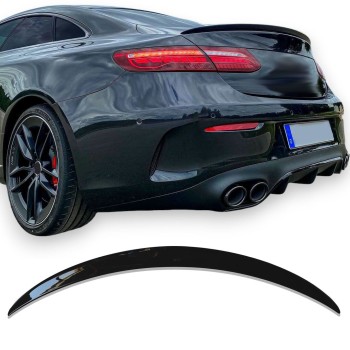 REAR SPOILER LIP BLACK GLOSSY fits for Mercedes C238 E-Class Coupe 2016-2022