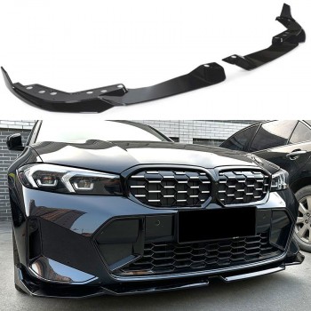 Splitter front spoiler lip fits for BMW 3 Series G20 G21 LCI from 07/2022 with M-Sport package