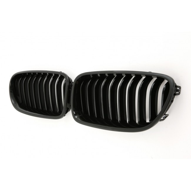 Grille suitable for BMW 5-Series F10 and F11 single bar gloss black