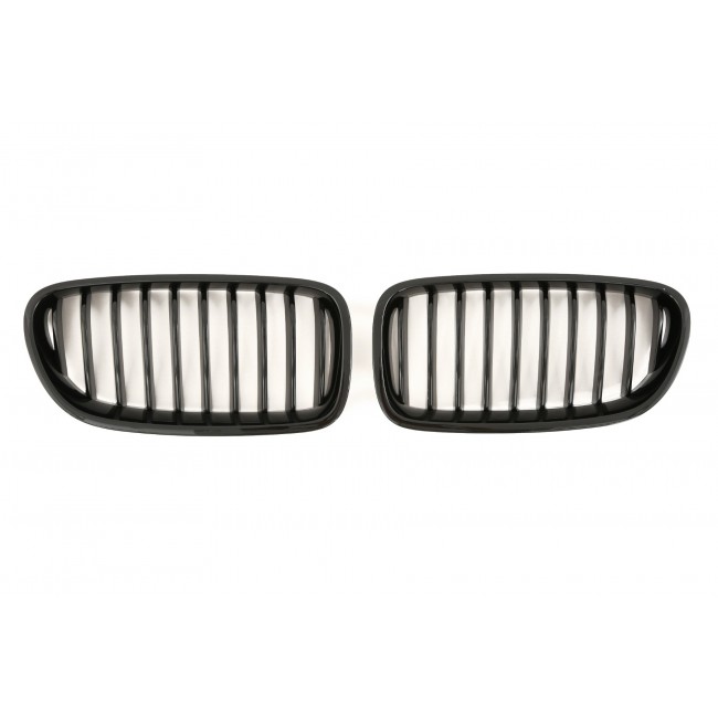 Grille suitable for BMW 5-Series F10 and F11 single bar gloss black