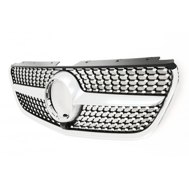 Sport Diamant Grill Kühlergrill passt für Mercedes W447 VITO vor-Facelift