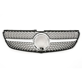 Sport Diamant Grill Kühlergrill passt für Mercedes W447 V-Klasse Facelift + AMG-Line