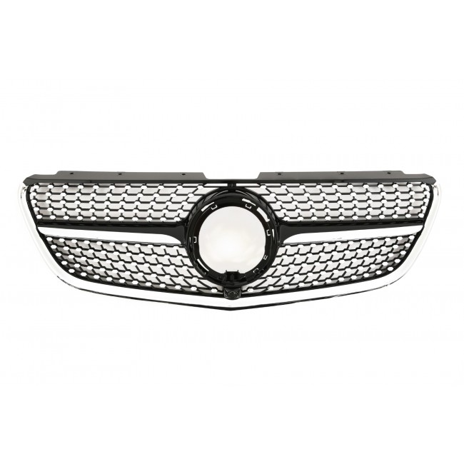 Sport Diamant Grill Kühlergrill passt für Mercedes W447 VITO Facelift