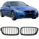 FITS FOR BMW F30 F31 SPORT GRILLE SINGLE SLAT GLOSSY BLACK 