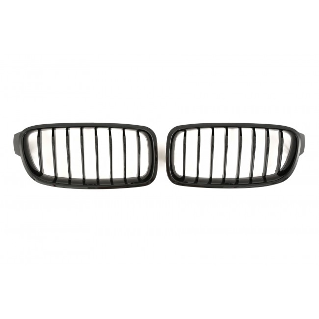 FITS FOR BMW F30 F31 SPORT GRILLE SINGLE SLAT GLOSSY BLACK 