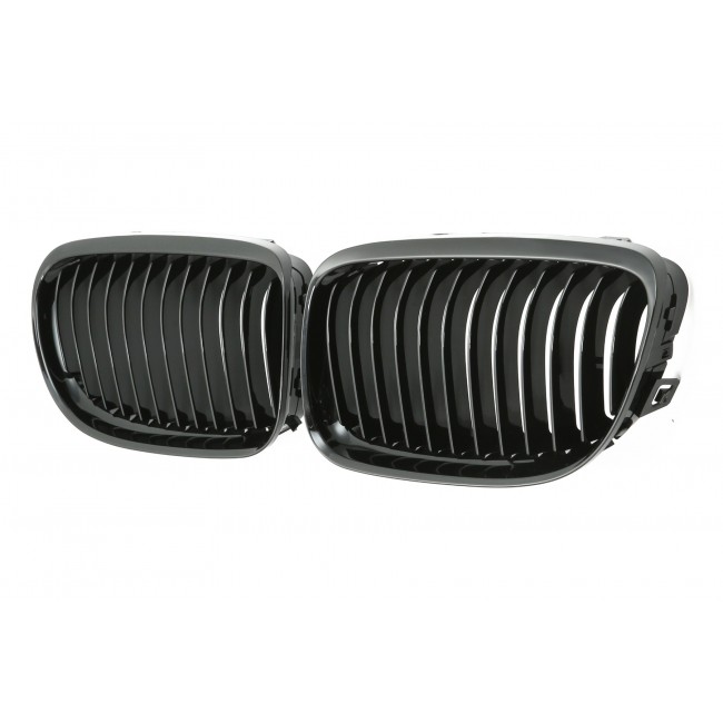 FITS FOR BMW E90 E91 SPORT GRILLE 08+ GLOSS BLACK 