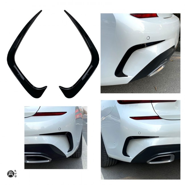 Fits BMW G20 G28 M-Package M340i Rear Flaps Splitter Canard