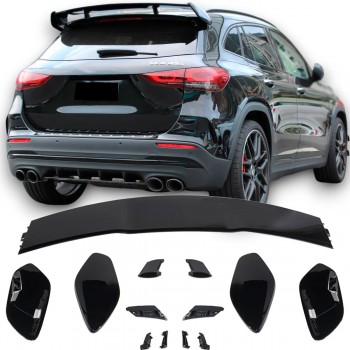 SPOILER ROOF SPOILER REAR WING BLACK FOR MERCEDES H247 GLA-CLASS