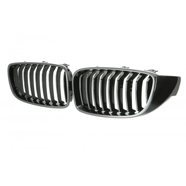 GRILLE FITS FOR  BMW F32 F33 F36 F82 and F80 SPORT GLOSS BLACK 