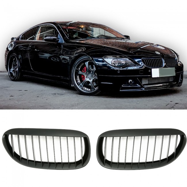 Grille suitable for BMW 6-Series E63 & E64 gloss black