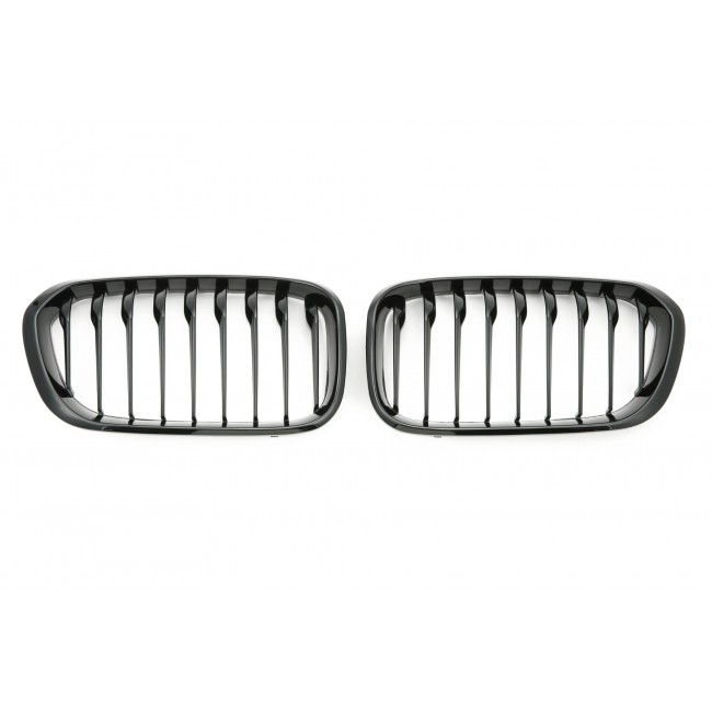 GRILLE FITS FOR BMW F20 F21 SPORT 15-18 GLOSS BLACK 
