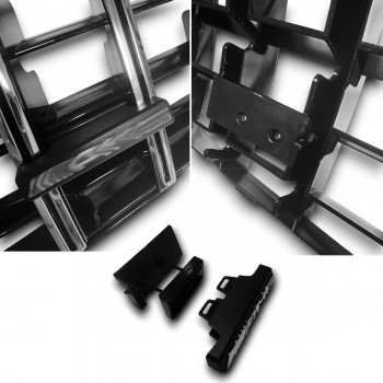 Bracket + AMG logo fits for GERMANCARPARTS GCP Panamericana Grills