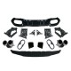 Rear spoiler diffuser + exhaust trims (CHROME) for Mercedes W177