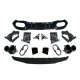 Rear spoiler diffuser + exhaust trims (BLACK) for Mercedes W177