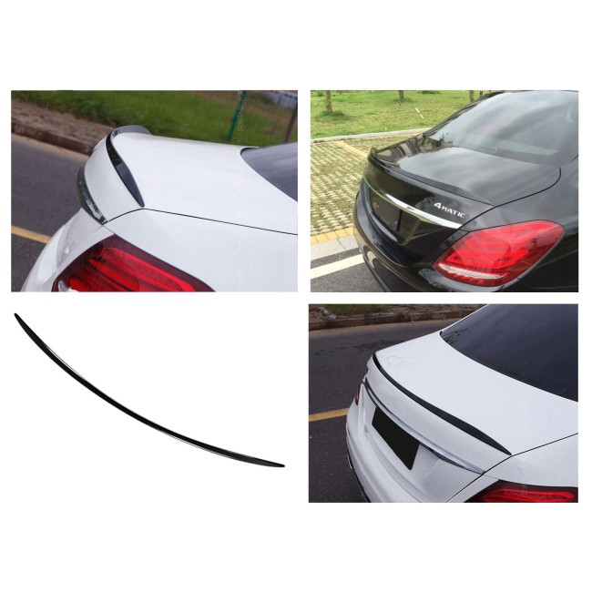 REAR SPOILER LIP BLACK fits on Mercedes W213 E-Class