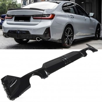 DIFFUSER HIGH GLOSS BLACK SUITABLE FOR BMW 3 SERIES G20 / G21 M SPORT from 07/2022 (LCI)