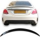 REAR SPOILER LIP BLACK GLOSSY fits for Mercedes W205 C-Class 2014-2021