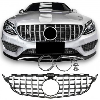 Sport Panamericana GT Grill Grille fits for Mercedes W205 2014-2021