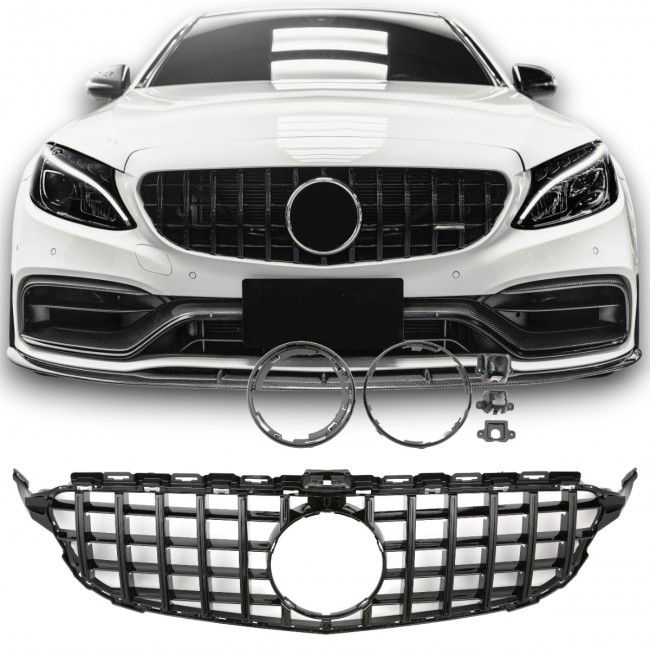 Sport Panamericana GT Grill Grille fits for Mercedes W205 2014-2021