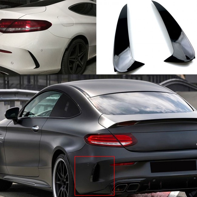 FLICS AERO FLAPS BLACK FITS FOR MERCEDES C205 A205