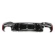 DIFFUSER HIGH GLOSS BLACK FITS FOR BMW 5 SERIES G30 / G31 M-TECH