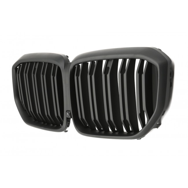 GRILLE FITS FOR BMW X5 G05 LCI SPORT DOUBLE SLAT MATTE BLACK 2023-