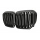 GRILLE FITS FOR BMW X5 G05 LCI SPORT DOUBLE SLAT MATTE BLACK 2023-