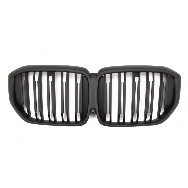GRILLE FITS FOR BMW X5 G05 LCI SPORT DOUBLE SLAT MATTE BLACK 2023-