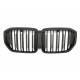 GRILLE FITS FOR BMW X5 G05 LCI SPORT DOUBLE SLAT MATTE BLACK 2023-