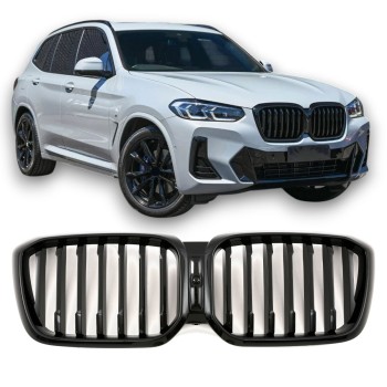 FITS BMW X3 X4 G01 G02 LCI RADIATOR GRILLE GLOSS BLACK